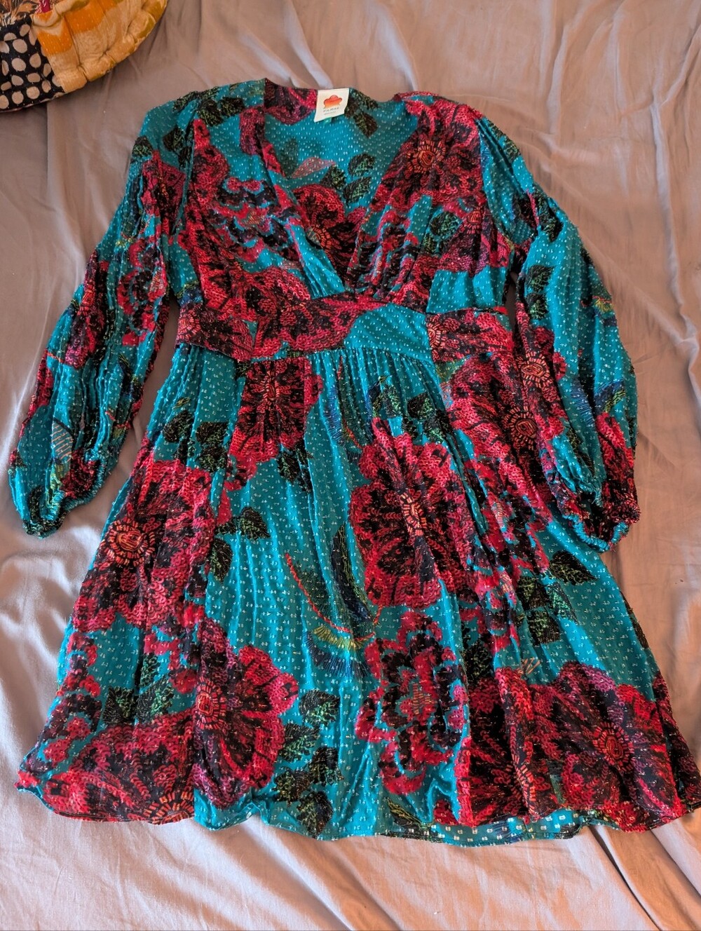 FARM Rio Brilliant Floral Mini Dress